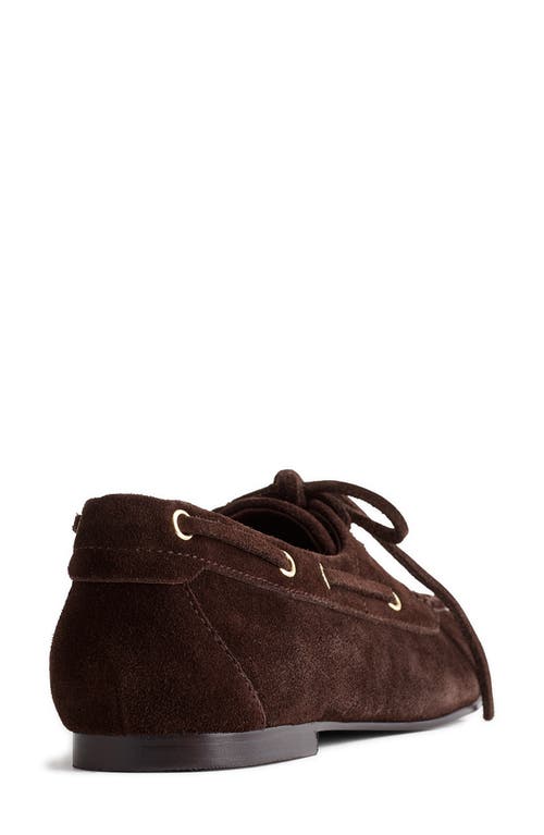 Madewell The Jamie Boat Shoe In Brown