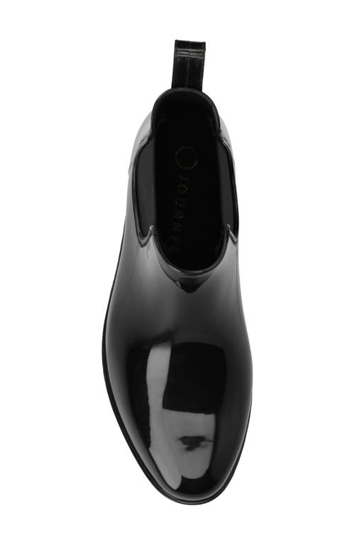 Journee Collection Drizzle Waterproof Rain Boot In Black