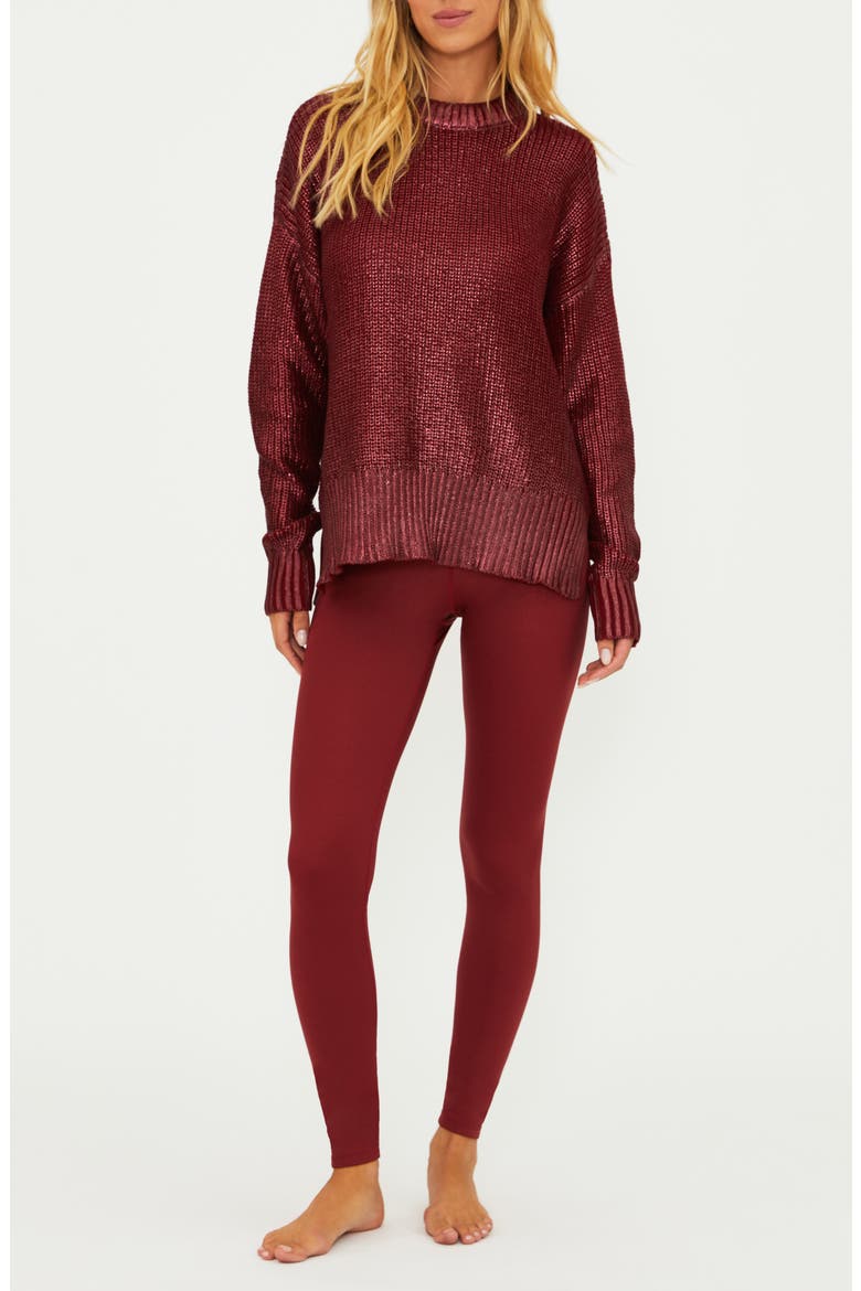 Piper Leggings, Alternate, color, MERLOT