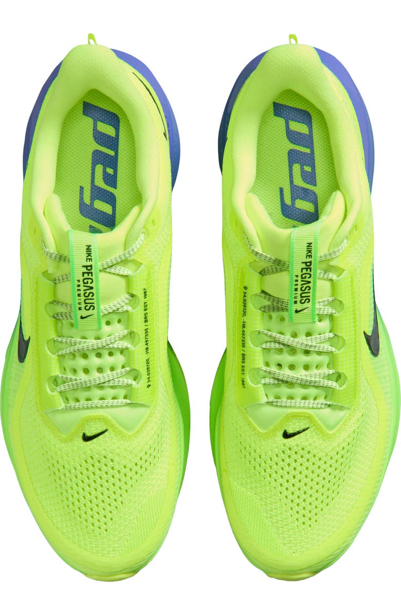 Nike Air Zoom Pegasus Premium Running Shoe, Alternate, color, 702 Vltice/Blkspc