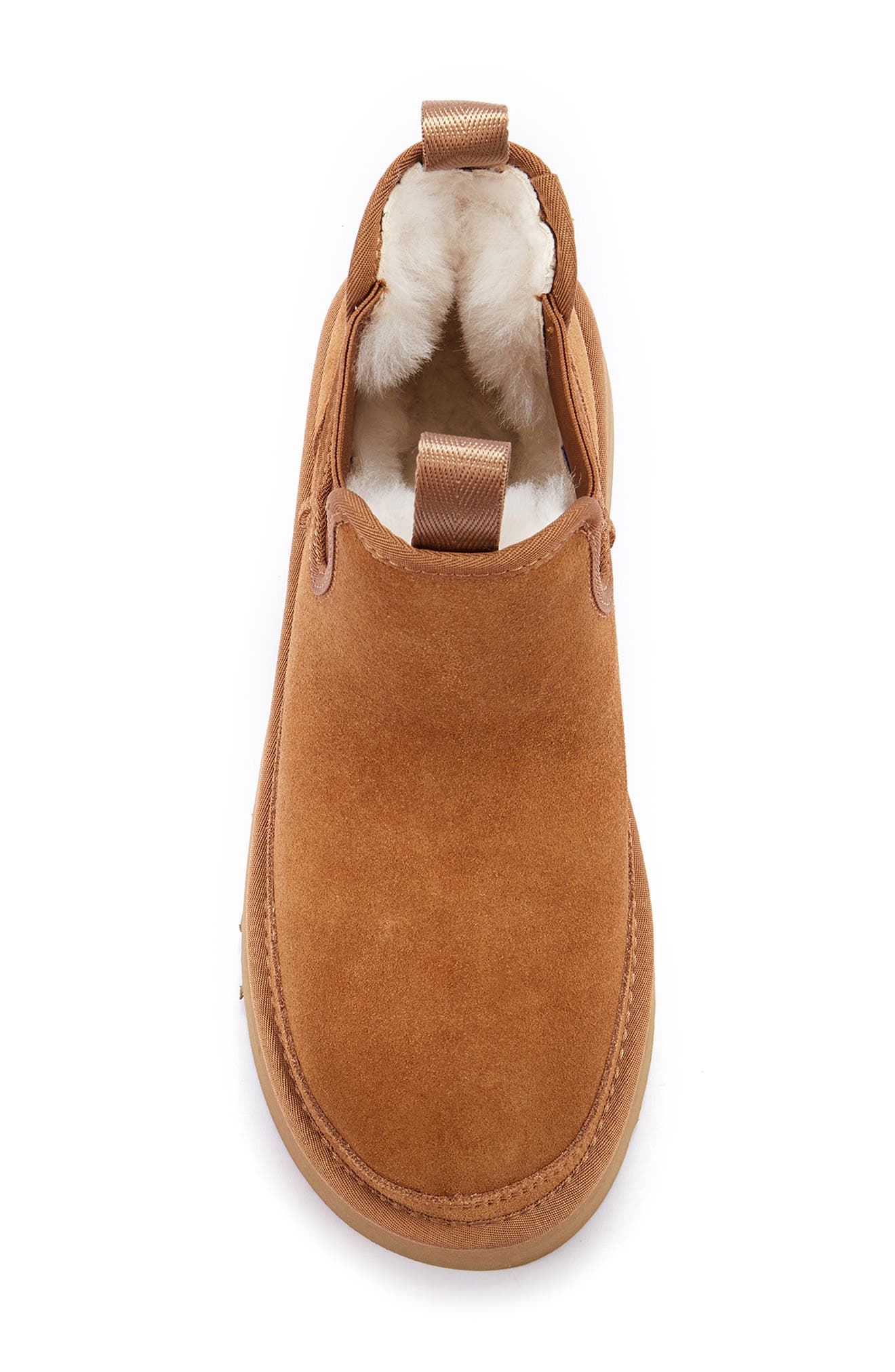 Australia Luxe Collective Genuine Shearling Chelsea Bootie, Alternate, color, 