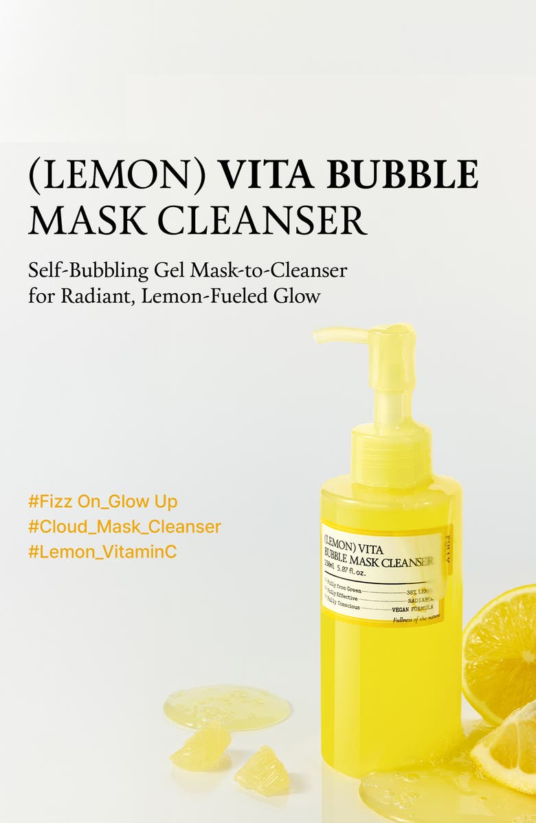 Fully Lemon Vita Bubble Mask, Alternate, color, 