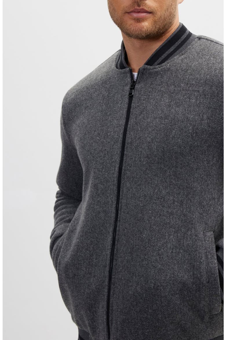 Bomber Jacket, Alternate, color, ANTHRACITE