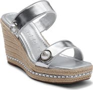 KARL LAGERFELD PARIS Carsen Wedge Espadrille Sandal