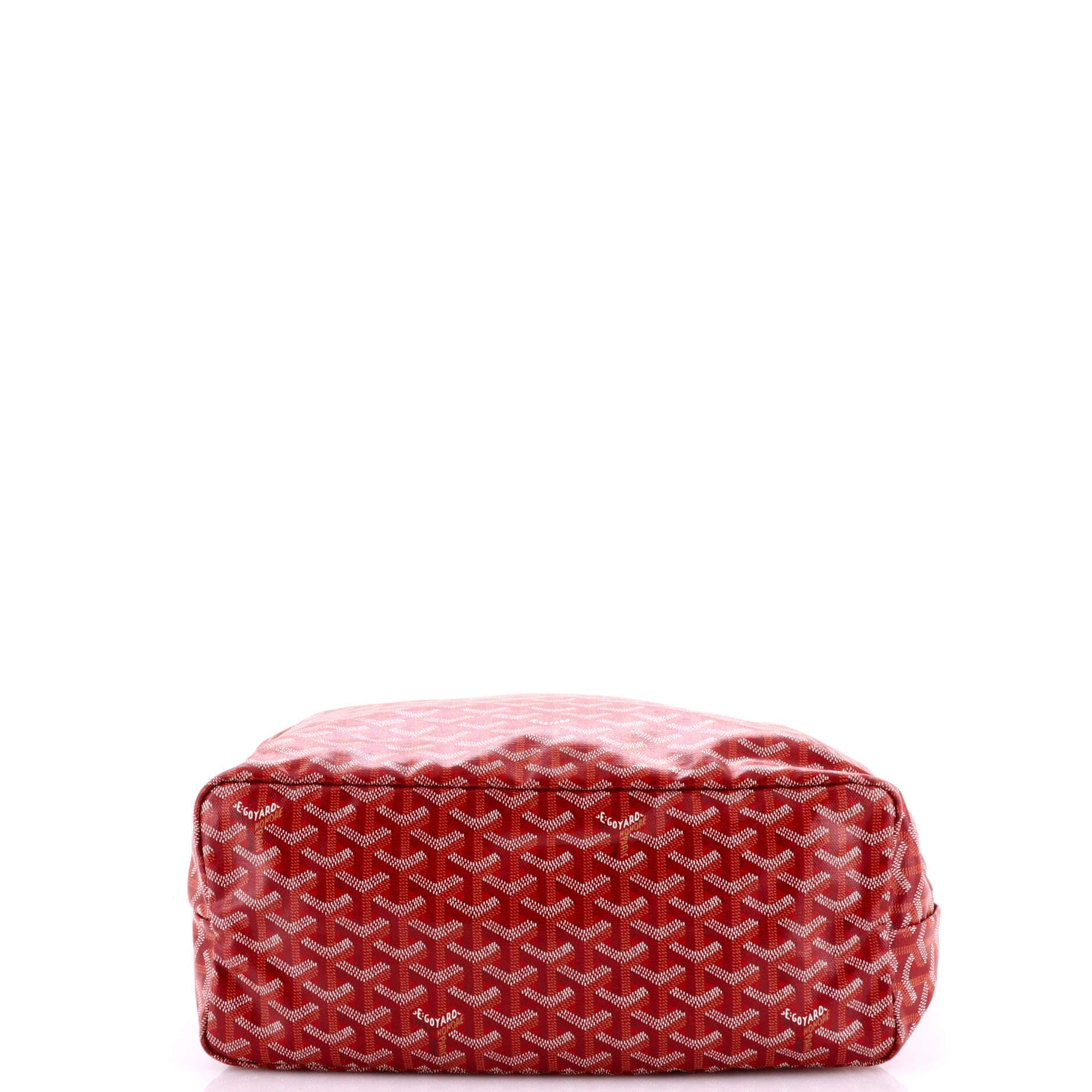 Pre-Owned Goyard Saint Louis Tote Coated Canvas PM, Alternate, color, Red