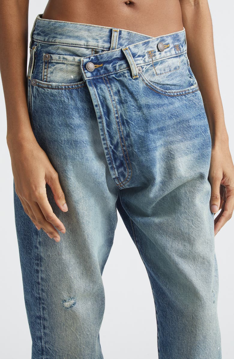 R13 Crossover Jeans, Alternate, color, Jasper