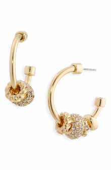 NORDSTROM RACK Stacked Pavé Hoop Earrings