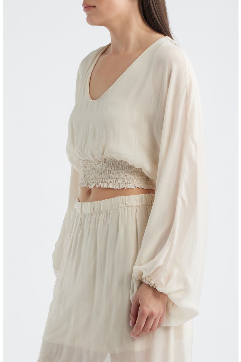 Forum Crop Top, Alternate, color, OFF WHITE