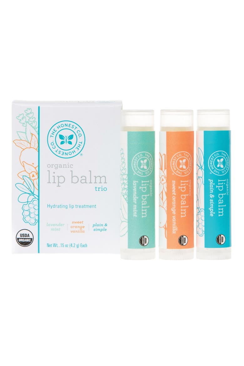 Organic Lip Balm Trio, Alternate, color, NONE