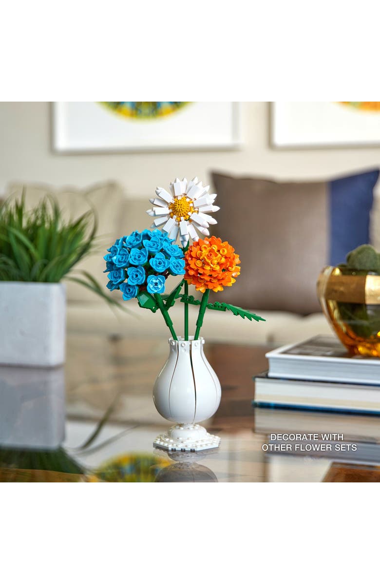 Brickcraft Bricktanicals Marigold Building Set, Alternate, color, Yellow