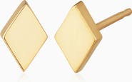 Oradina 14K Gold Sweet Diamond Studs