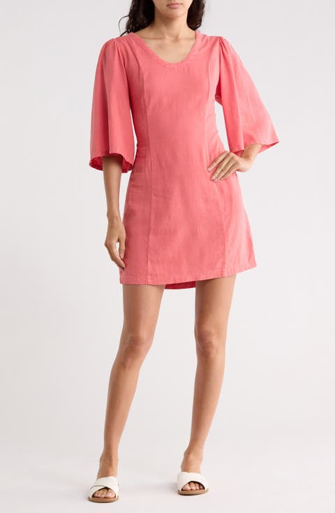 Fiora Elbow Sleeve Minidress
