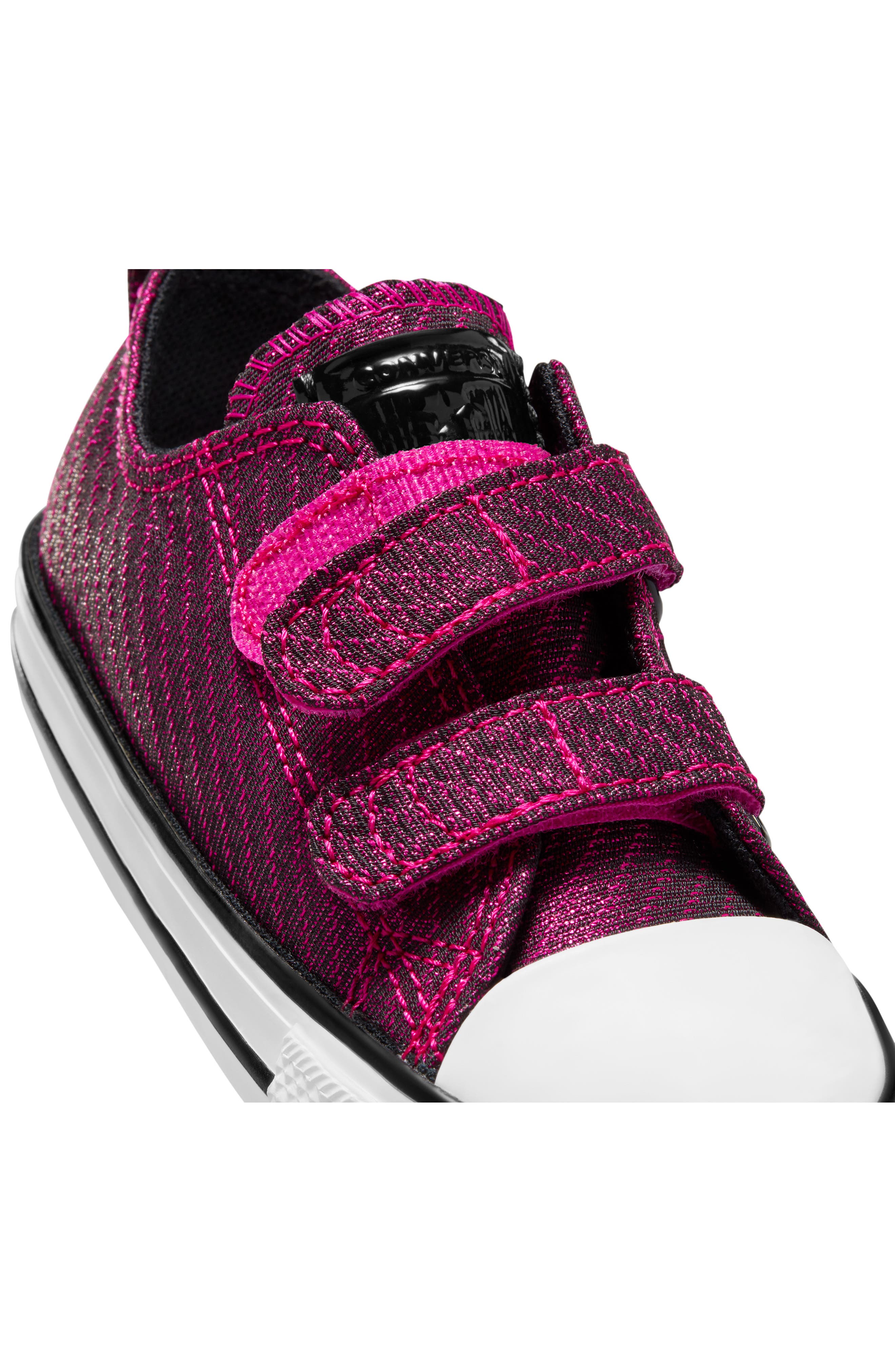 Converse Kids' Chuck Taylor<sup>®</sup> All Star<sup>®</sup> Ox Sneaker, Alternate, color, Prime Pink/ White/ Black