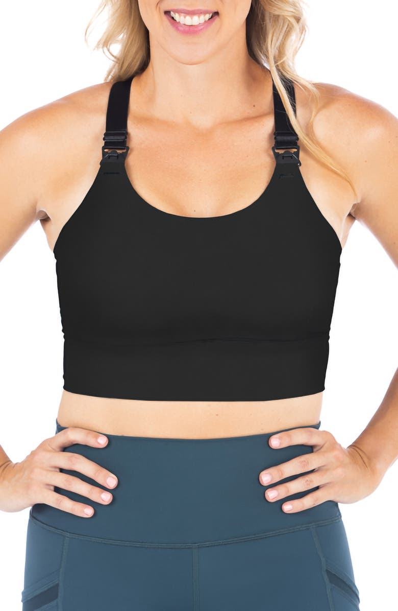 LOVE AND FIT Cambria 2 Racerback Nursing Sports Bra, Main, color, 