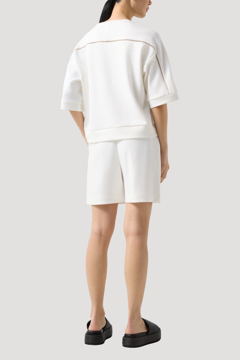 Romi Jersey Shorts, Alternate, color, Off-White