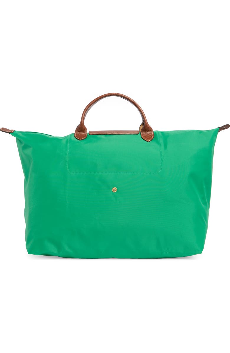 Longchamp Large Travel Duffle Bag, Alternate, color, Green