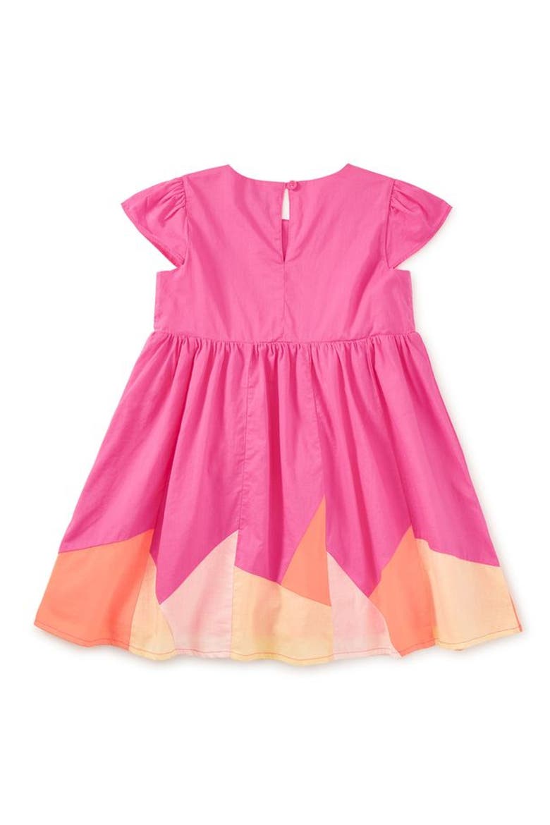 Cap Sleeve Jogakbo Dress, Main, color, ASTILBE PINK