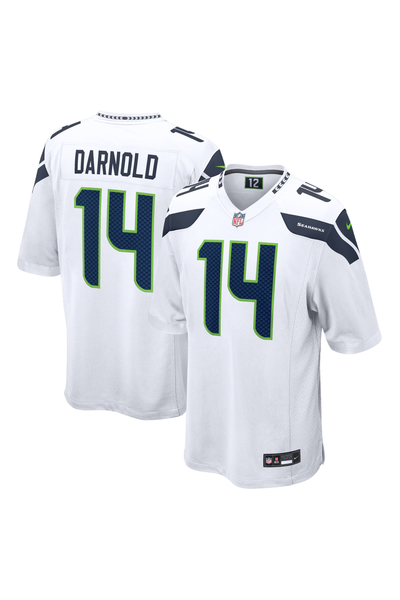 Men's Nike Sam Darnold White Seattle Seahawks Game Jersey, Main, color, White
