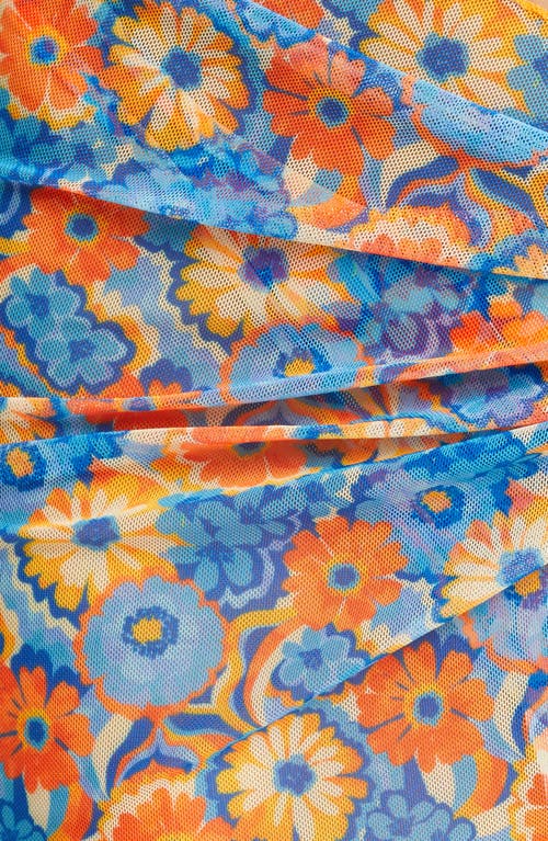 Kulani Kinis Floral Sheer Mesh Cover-up Sarong