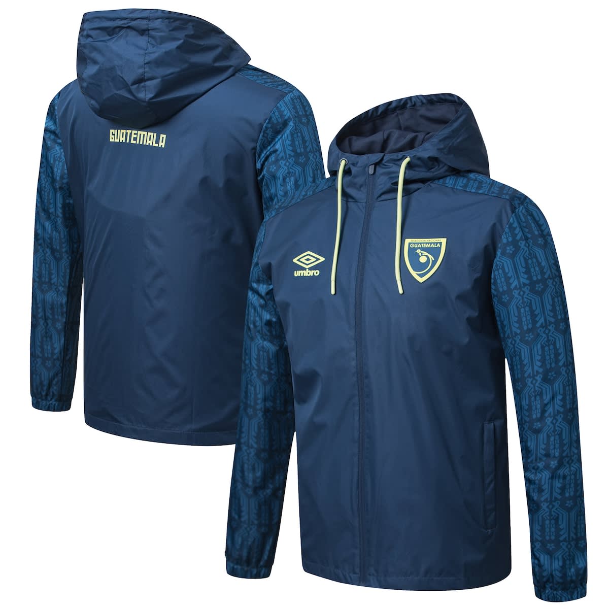 Umbro Men's Umbro Navy Guatemala National Team 2025 Full-Zip Rain