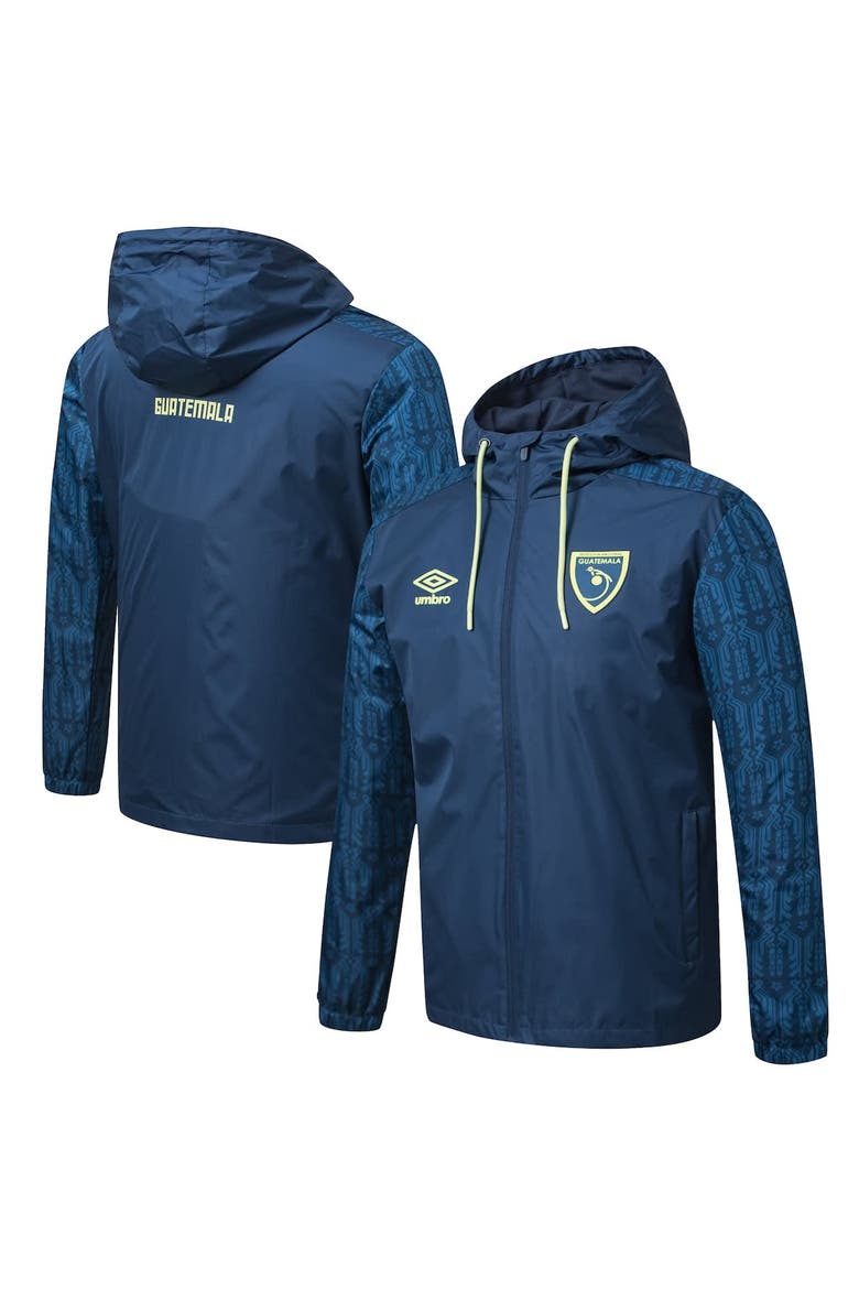 Umbro Men's Umbro Navy Guatemala National Team 2025 Full-Zip Rain