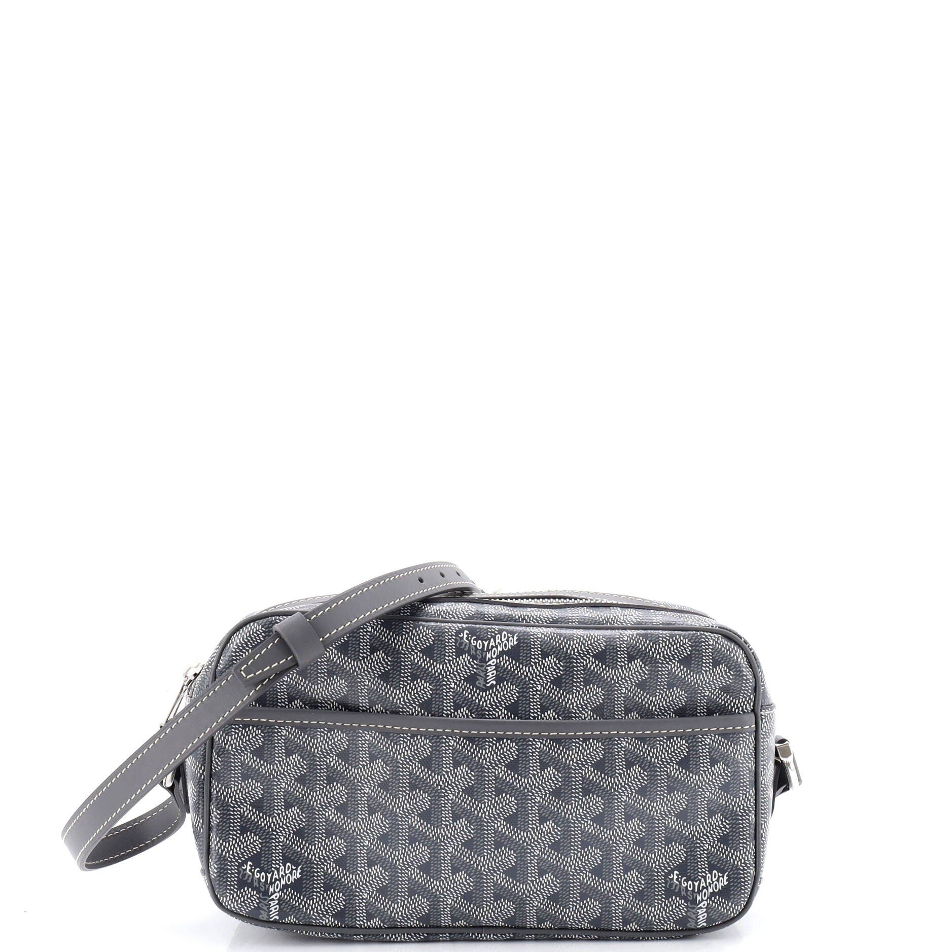 Pre-Owned Goyard Cap Vert Bag Coated Canvas, Main, color, Gray