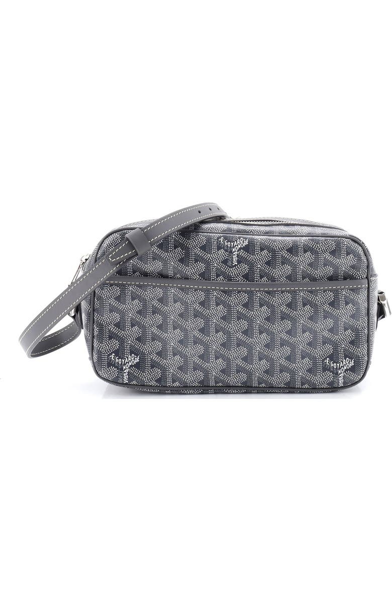 Pre-Owned Goyard Cap Vert Bag Coated Canvas, Main, color, Gray