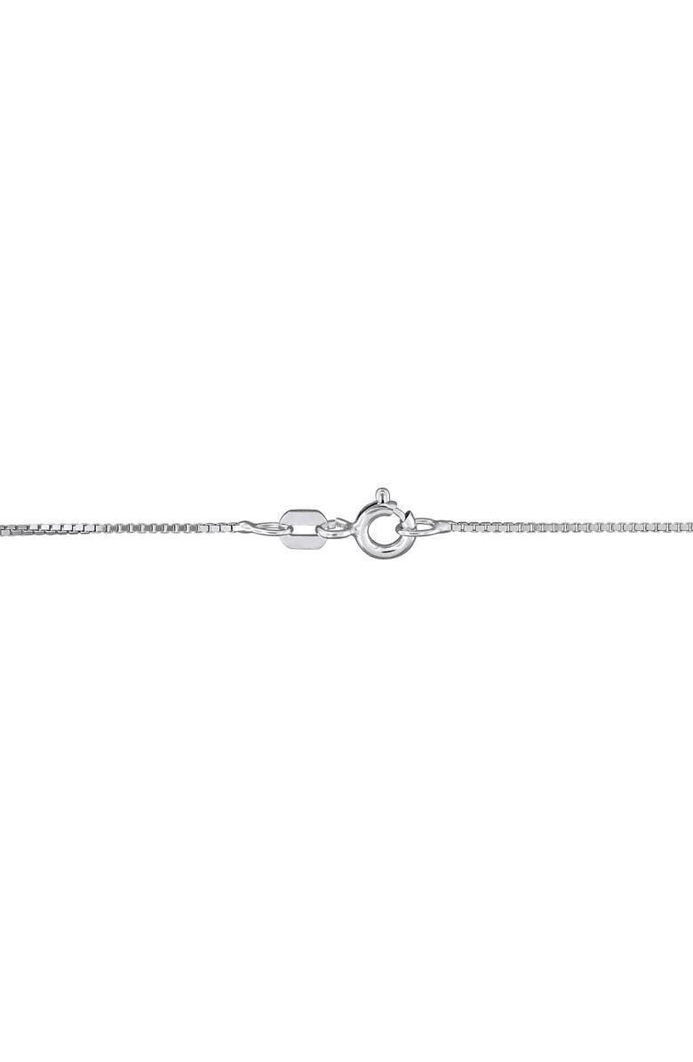 DELMAR Box Link Chain Necklace, 0.80mm, Alternate, color,