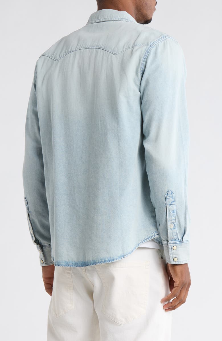 Lucky Brand Denim Western Button-Up Shirt, Alternate, color, Hold The Light