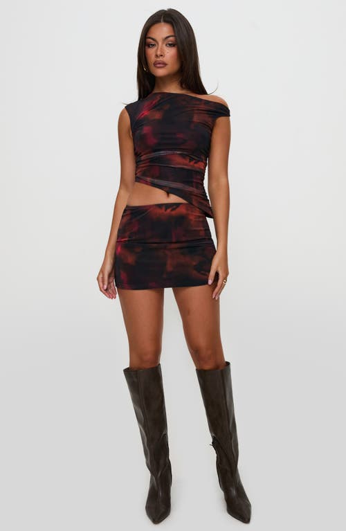 PRINCESS POLLY PRINCESS POLLY MARIBELLA CROP TOP & MINISKIRT SET