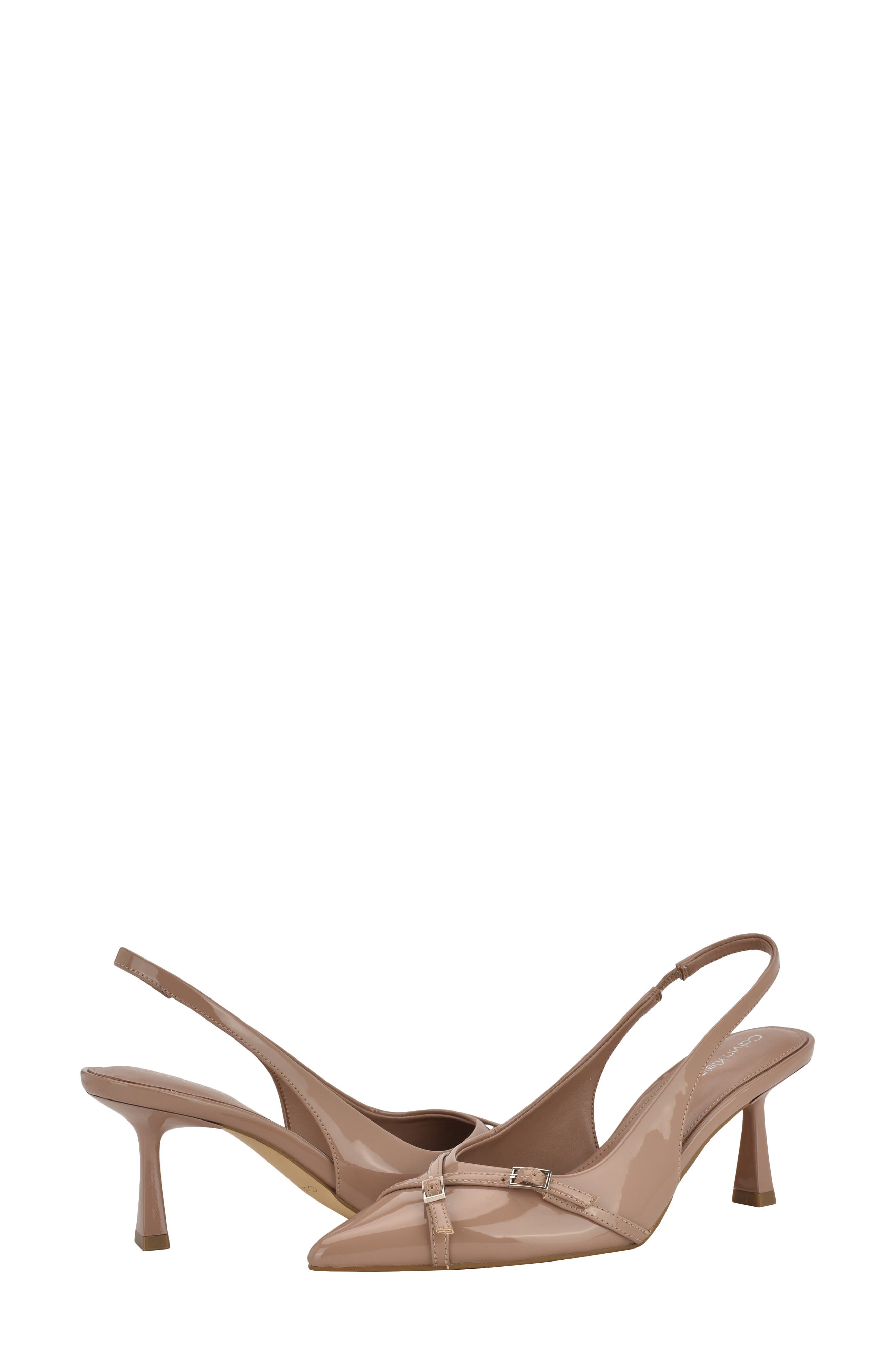 Tulissa 2 Pointed Toe Slingback Pump, Alternate, color, LIGHT NATURAL