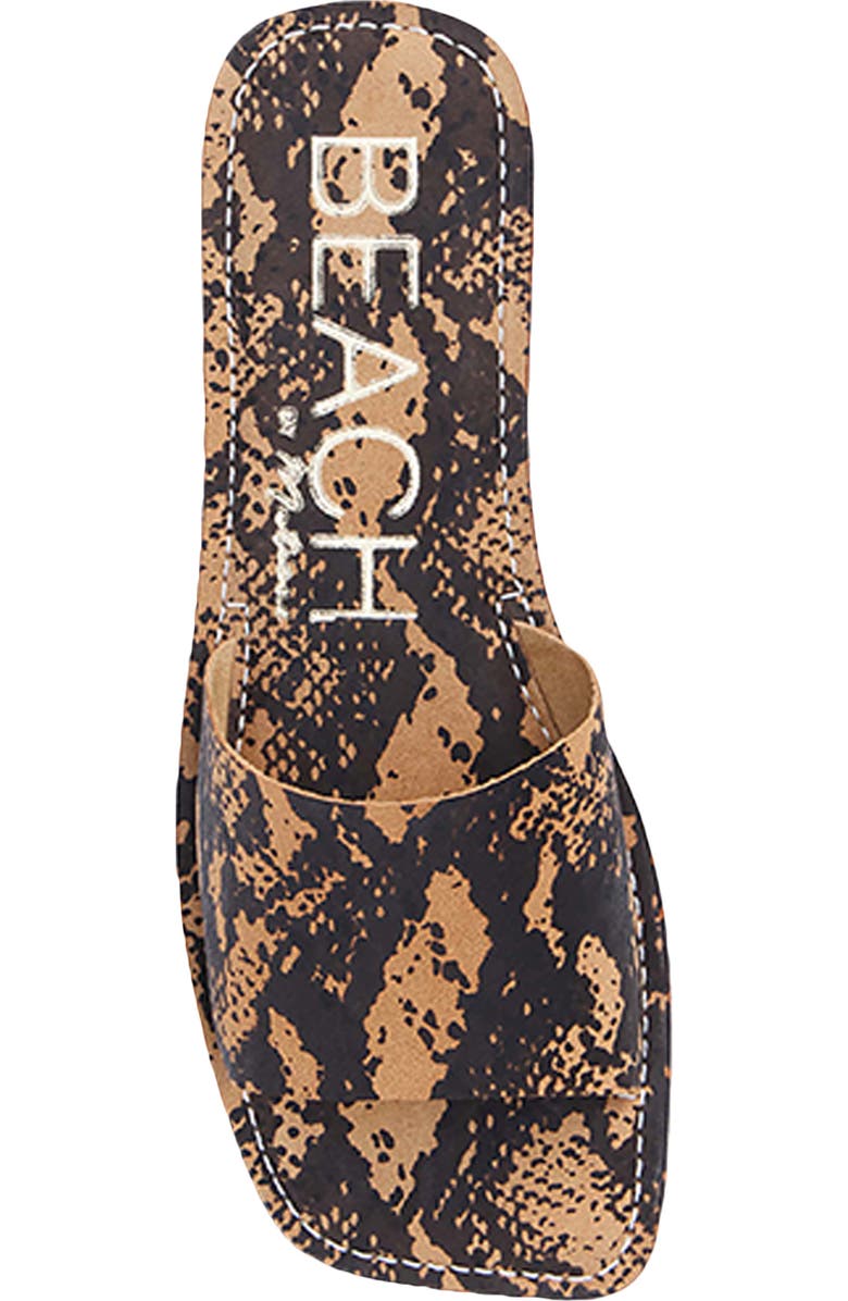 BEACH BY MATISSE Bali Slide Sandal, Alternate, color, Tan Python