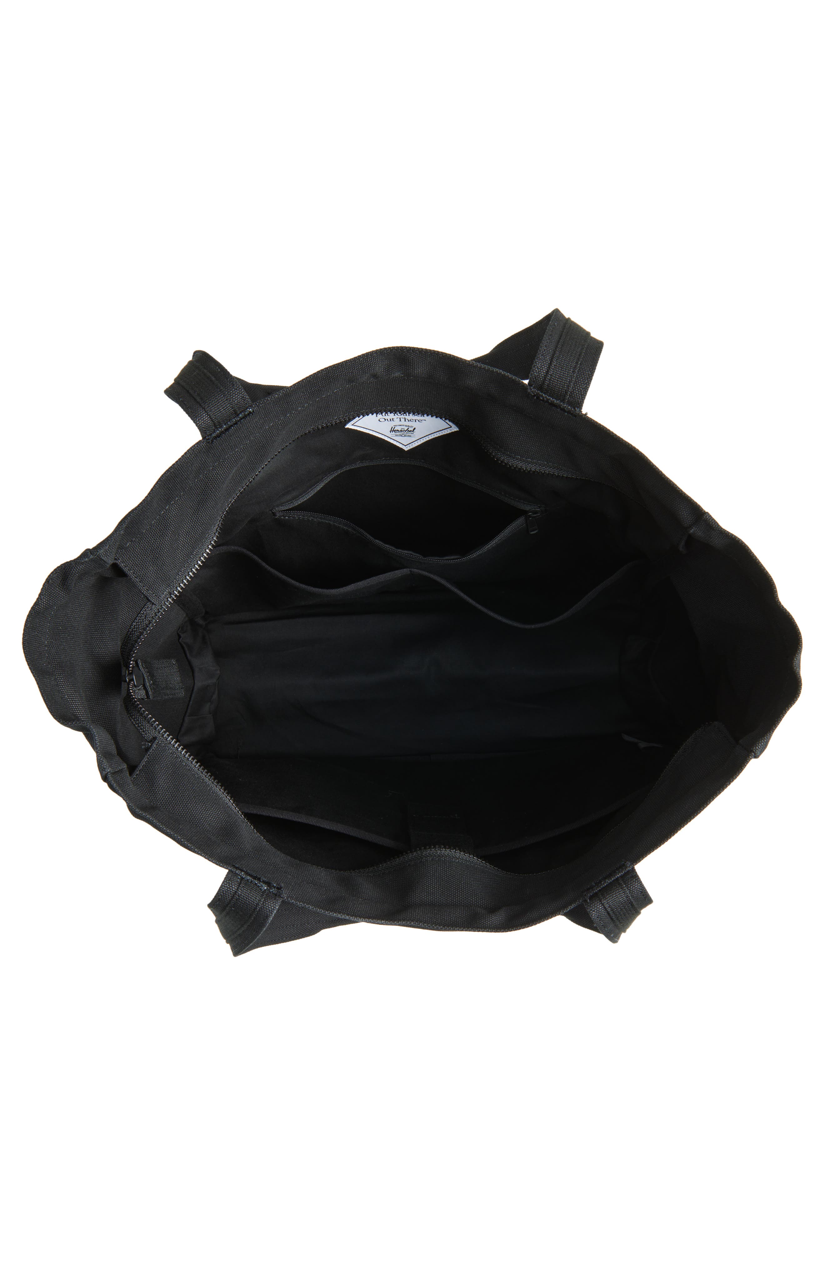 Herschel Supply Co. Heritage Cotton Canvas Tote, Alternate, color, Black