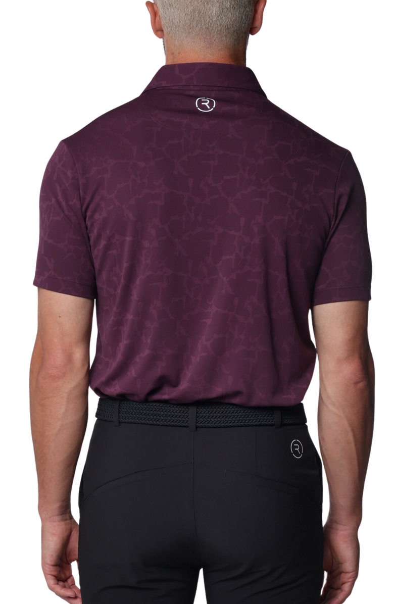 Reflo Yamuna 100% Recycled Material Polo, Alternate, color, Marron Red
