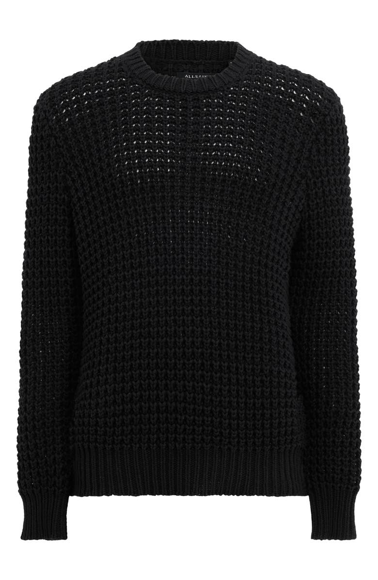 AllSaints Illund Texture Stitch Sweater, Alternate, color, 