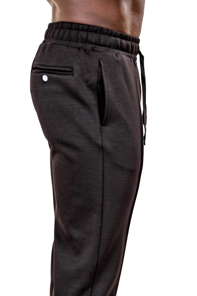 Marthyr Stitched Crease Joggers, Alternate, color, BLACK