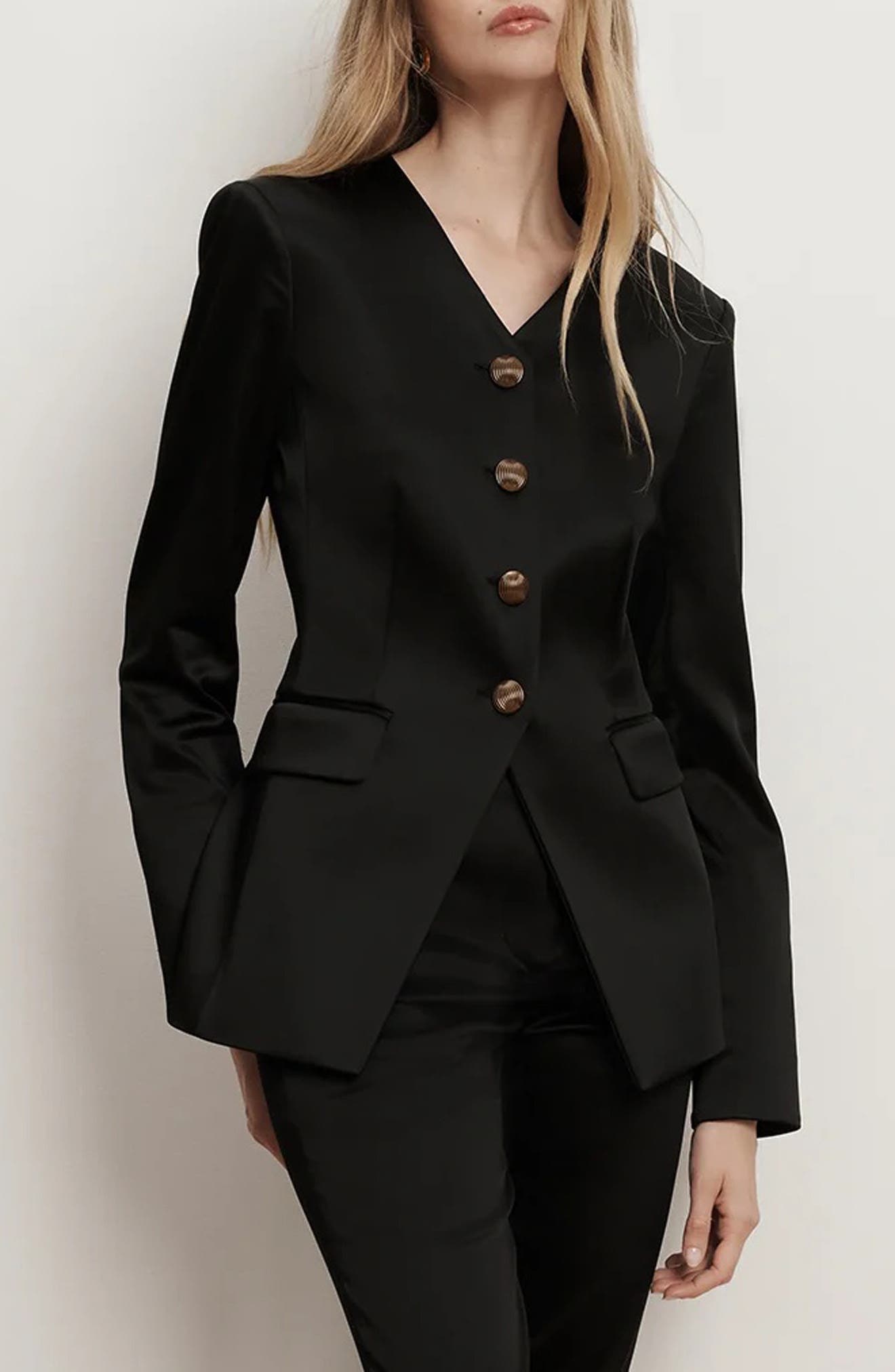 Veronica Beard Cynthia Satin Jacket