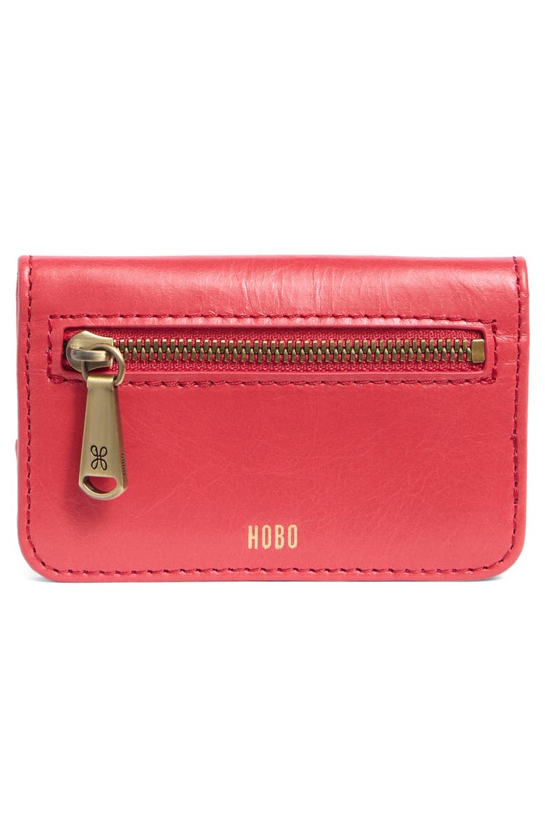 HOBO Jill Mini Card Case, Alternate, color, Hibiscus