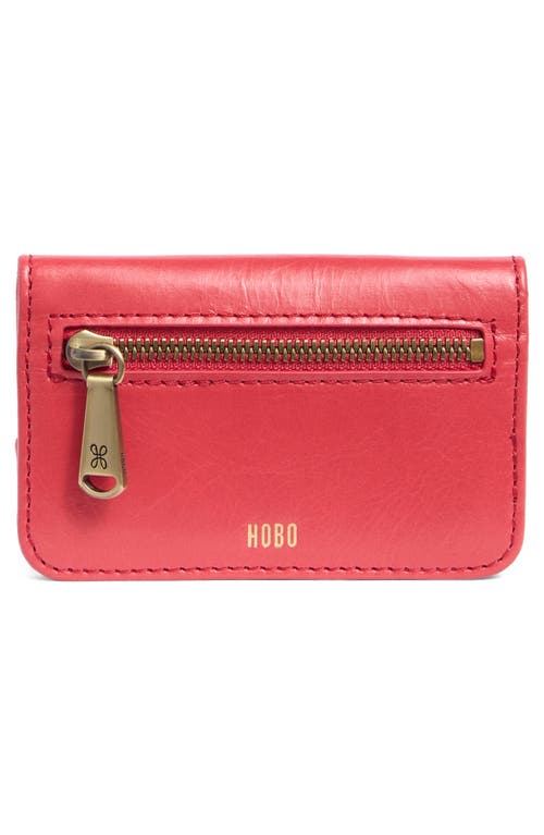 Hobo Jill Mini Card Case In Red