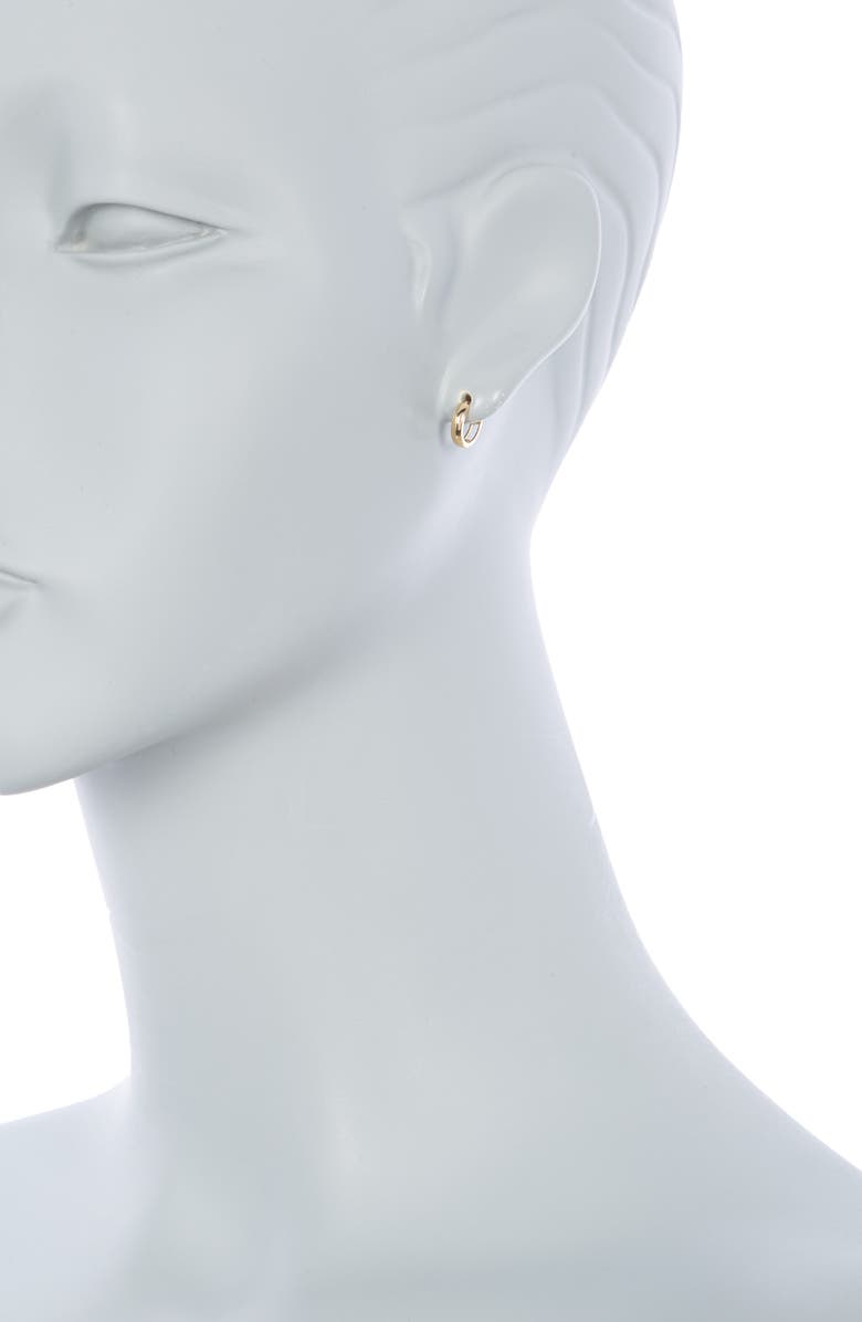 CANDELA JEWELRY 14K Yellow Gold Huggie Hoop Earrings, Alternate, color,