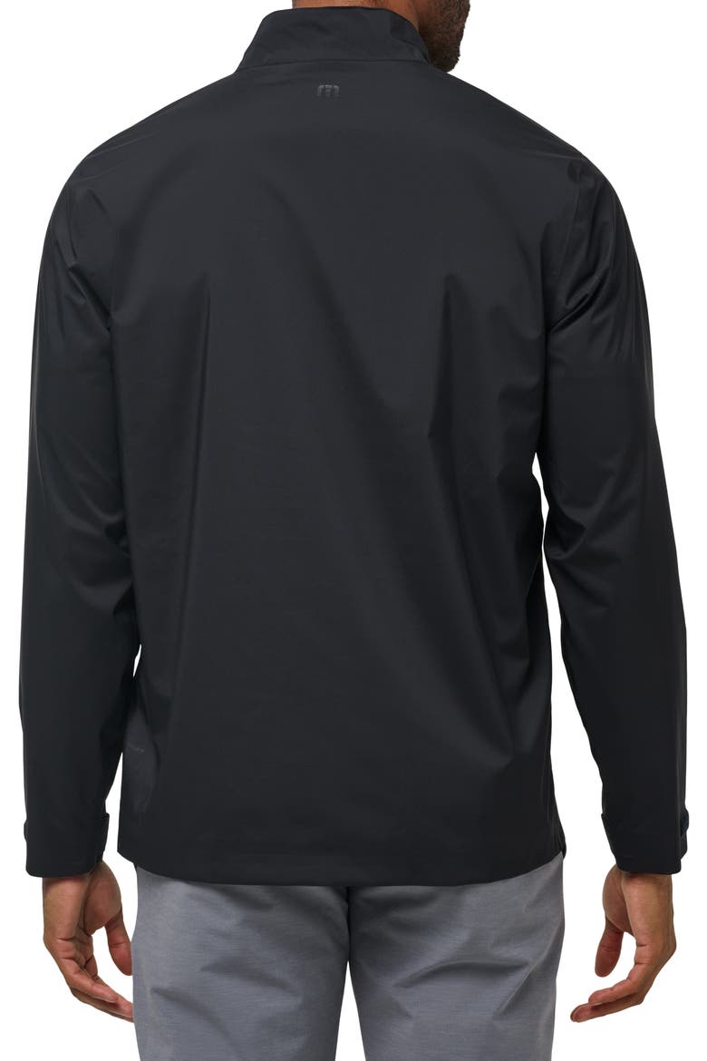 On Course Quarter Zip Pullover, Alternate, color, BLACK