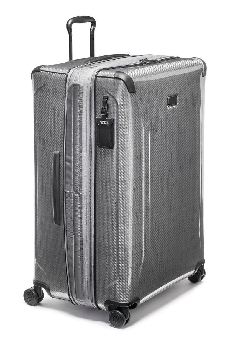 Tegra-Lite® X-Large Expandable Checked Luggage, Alternate, color, T-GRAPHITE