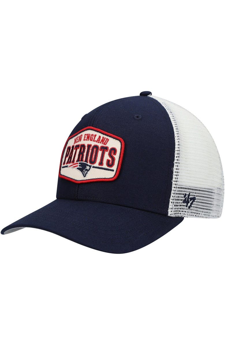 '47 Men's '47 Navy New England Patriots Shumay MVP Snapback Hat, Main, color,