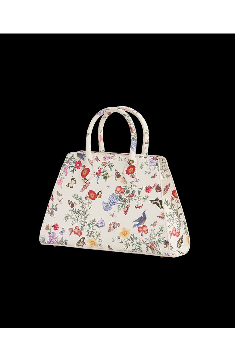 Fable England Alice Garden Medium Structured Tote, Alternate, color, Ivory