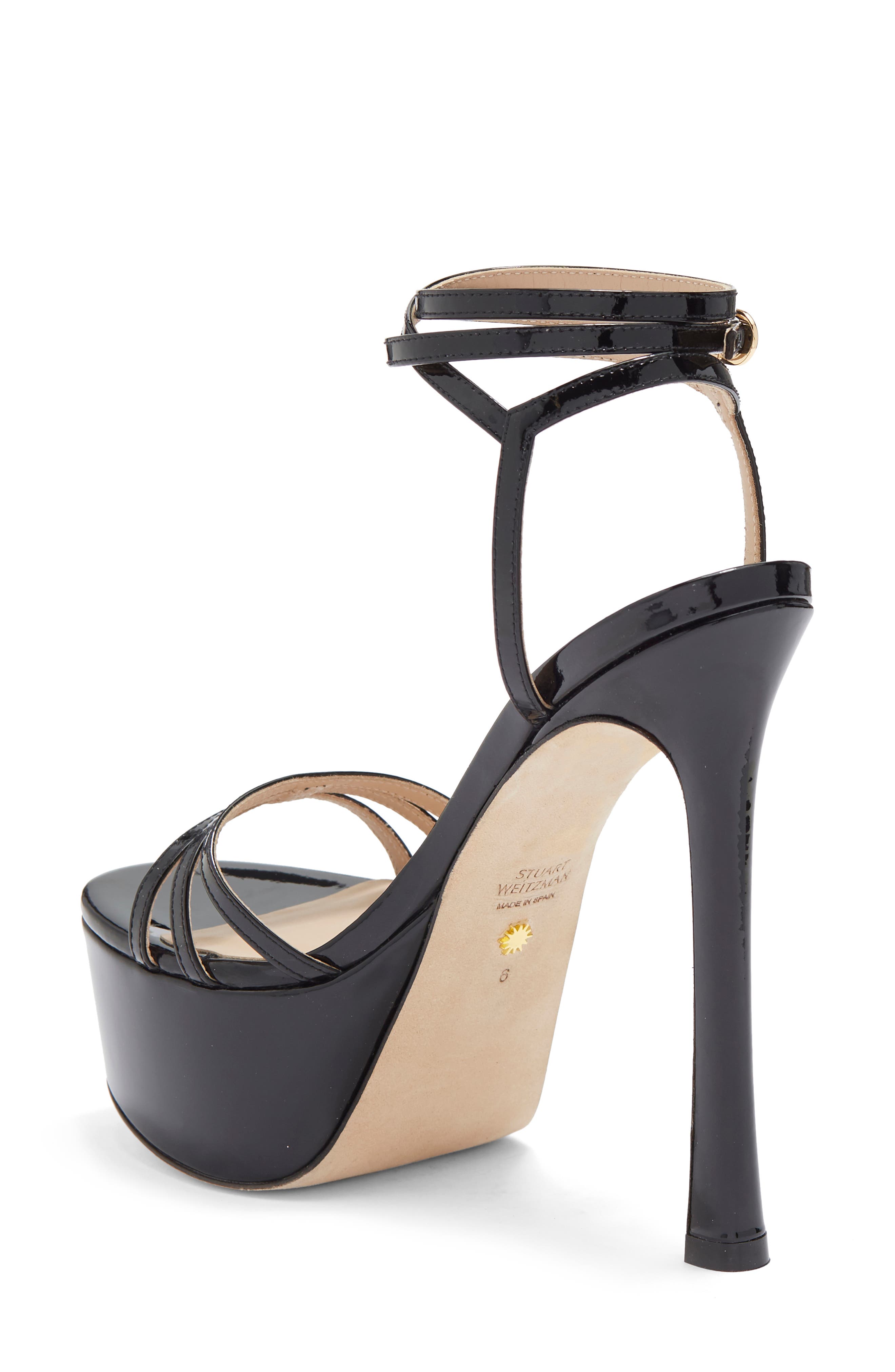 Stuart Weitzman Soirée 145 Platform Sandal, Alternate, color, 