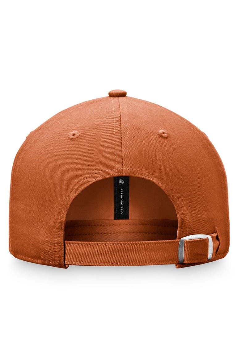 Men's Top of the World Texas Orange Texas Longhorns Slice Adjustable Hat, Alternate, color, Burnt Orange