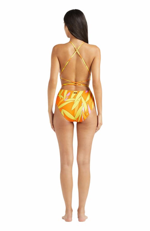 Shop Vilebrequin Madrague Backless One-piece Swimsuit
