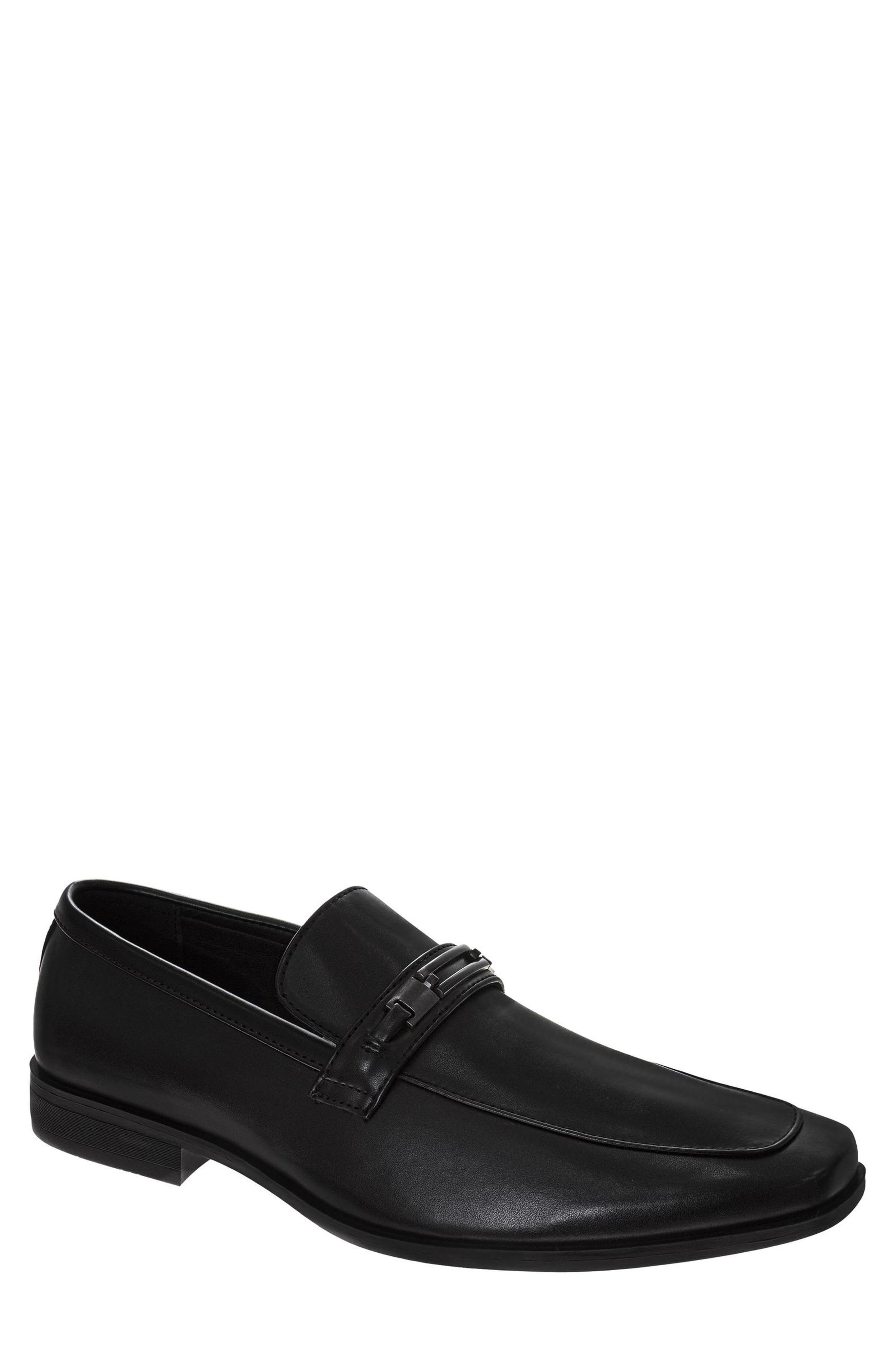Faux Leather Bit Loafer