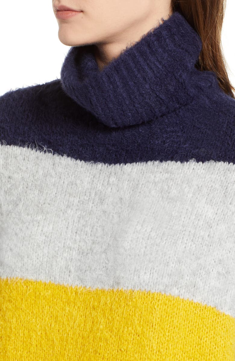 Chelsea28 Bold Stripe Oversize Sweater, Alternate, color, 