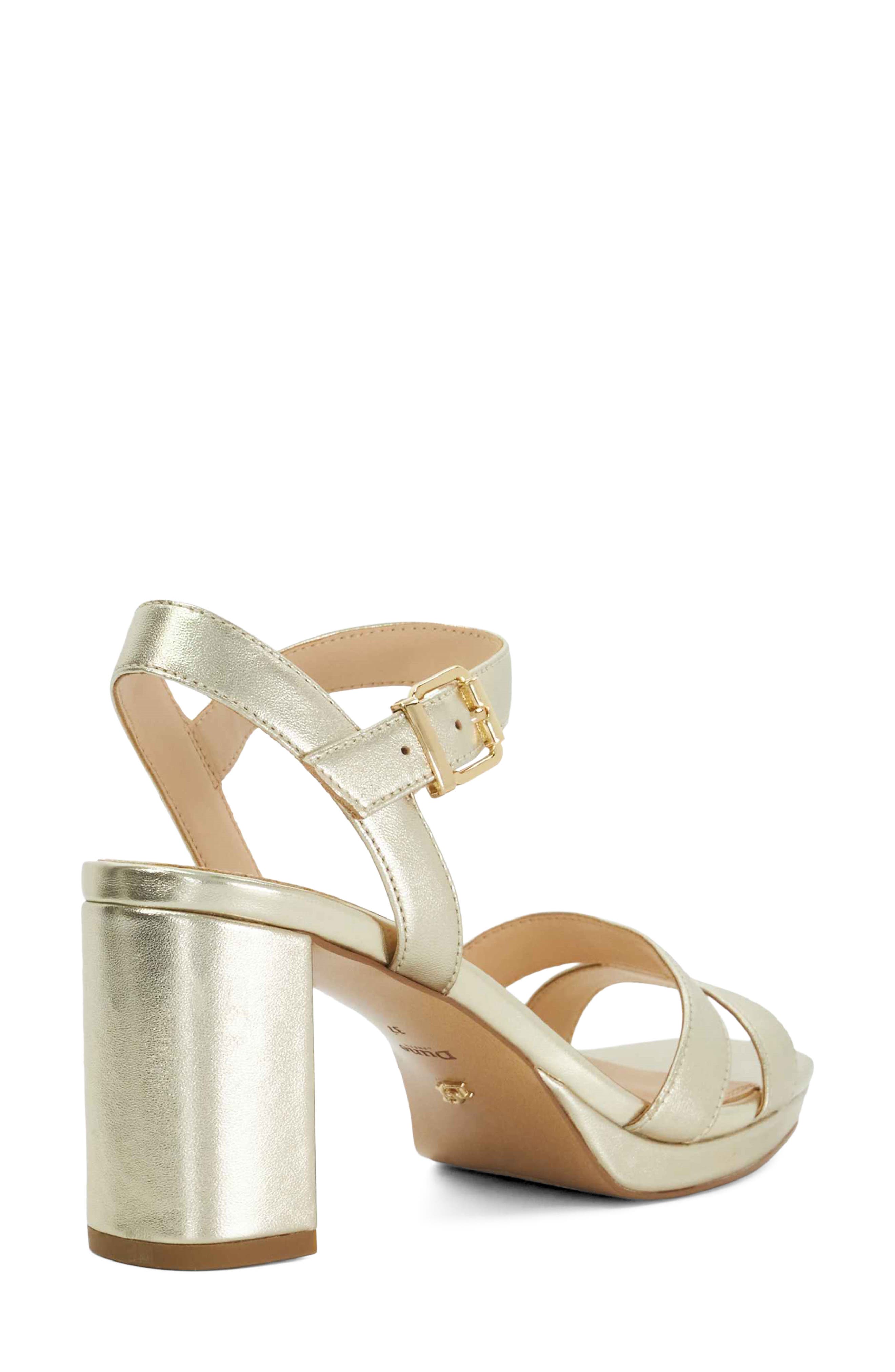 Manifesting Platform Sandal, Alternate, color, GOLD